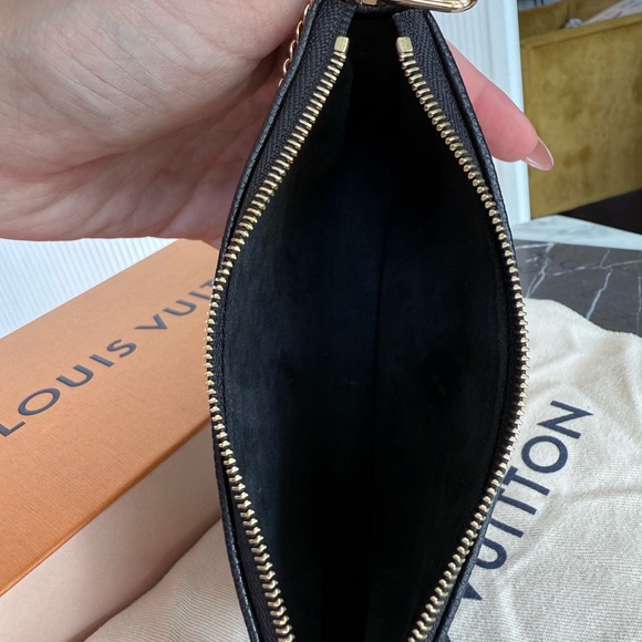 Authenticated Louis Vuitton Pochette Monogram Empreinte Giant Mini Bag - Picture 10 of 11